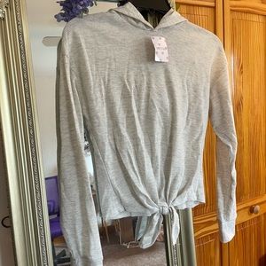 Girls long sleeve hoodie large